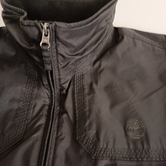 Timberland Men’s Black Waterproof Fleece Lined Jacket Size Medium - Picture 4 of 16